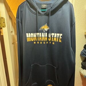 Colosseum Montana State Bobcats Navy Hoodie
